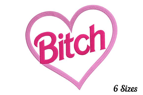 Bitch Love Heart: Bold, Confident, Handmade Charm