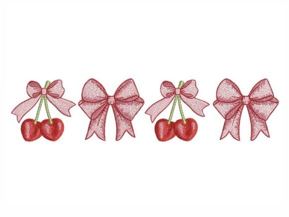 Cherry and Coquette Bow