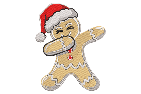 Dabbing Gingerbread Man