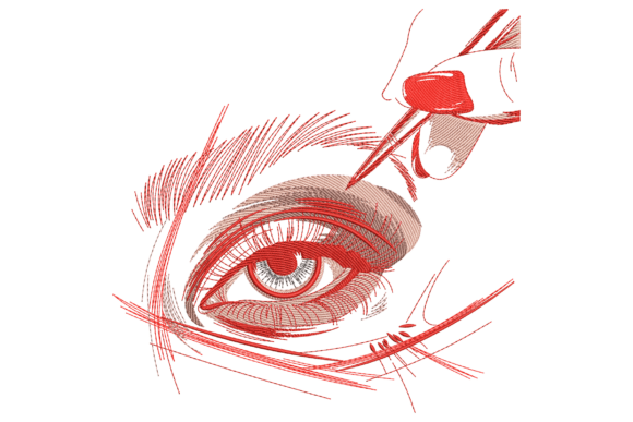 Eye with Tweezers: A Smart Embroidery Choice for Small Business Branding