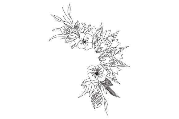 Flower Tattoo Embroidery Design Review