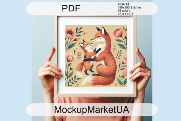 Fox Animals Cross Stitch Patterns PDF