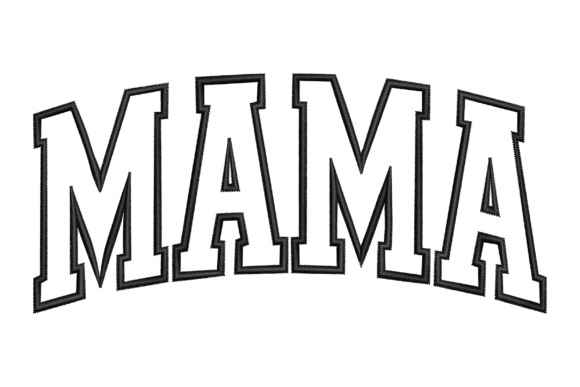 Mama Varsity Letters