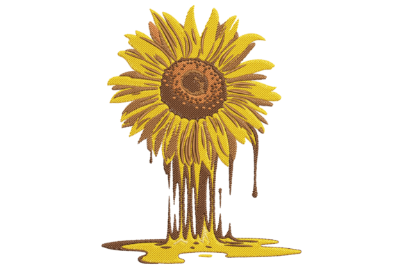 Melting Sunflower: A Seasonal Embroidery Design Review