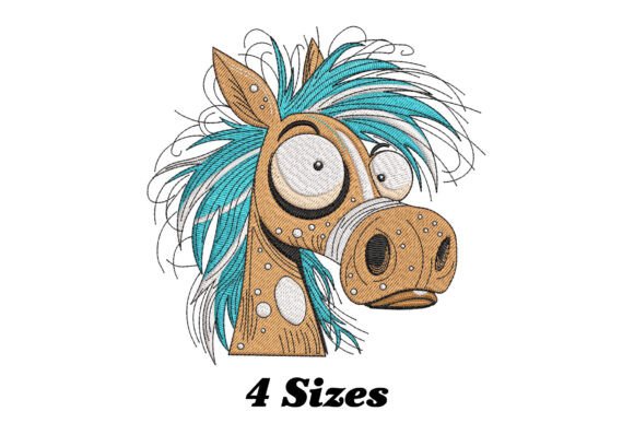Quirky Horse: A Playful Embroidery Design for Meaningful Gifts