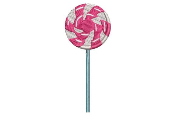 Spiral Lollipop: A Playful Yet Professional Embroidery Asset