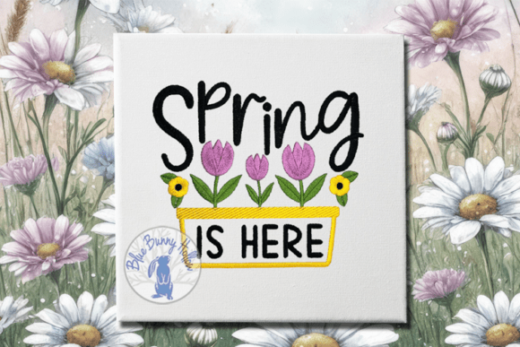 Spring is Here: A Thoughtful Embroidery Design for Meaningful Gifts