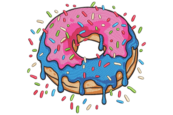 Sprinkle Donut: A Playful Holiday Embroidery Staple