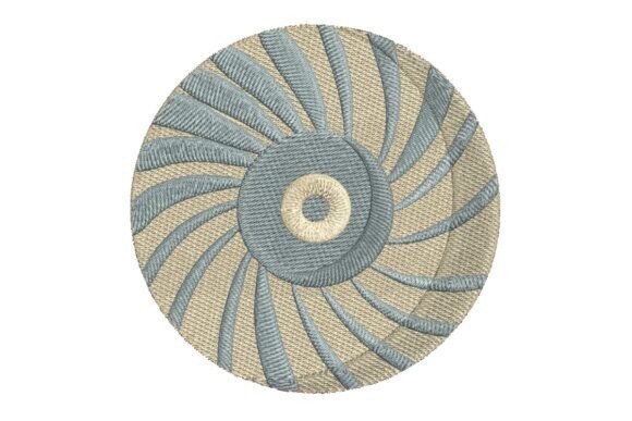 Swirl Shell: A Coastal Embroidery Design That Elevates Personalized Gifts